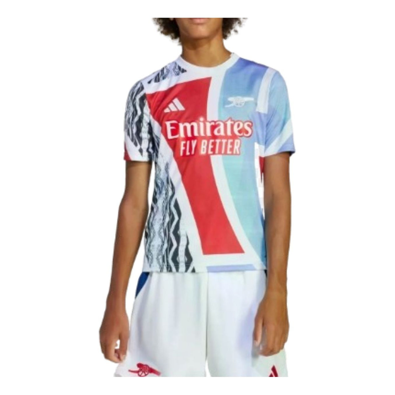 (GS) adidas Arsenal 24/25 Pre-Match Jersey Asia Sizing 'Red Blue White' JE7565