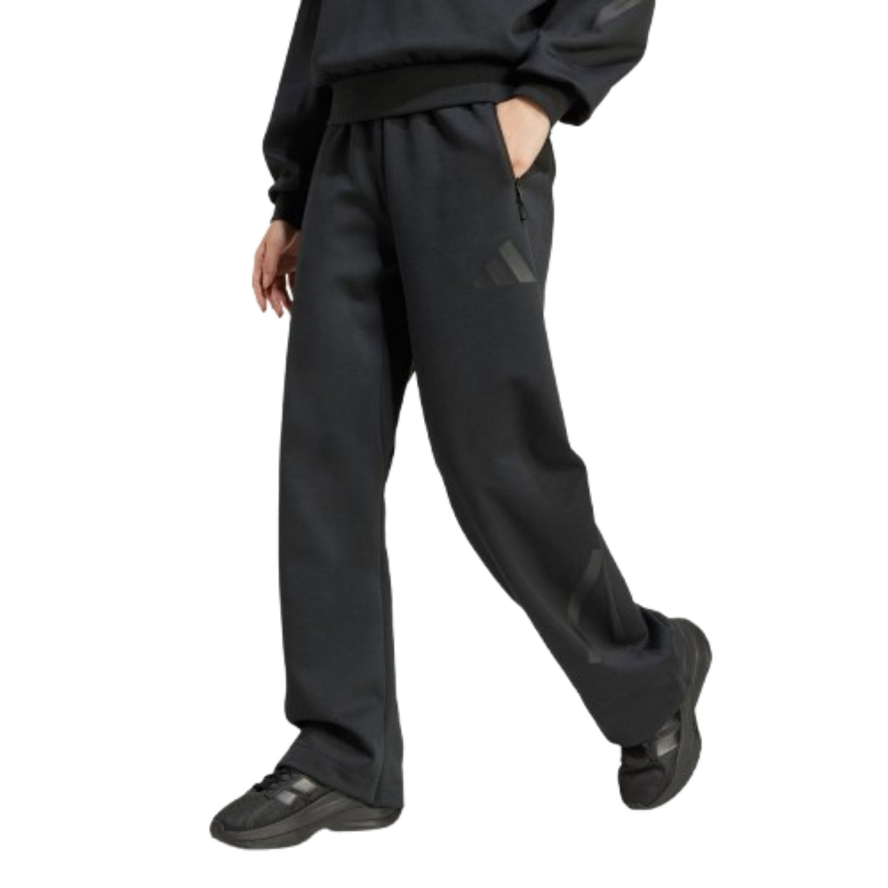 (WMNS) adidas Z.N.E. Barrel Pants Asia Sizing 'Black' JE7850