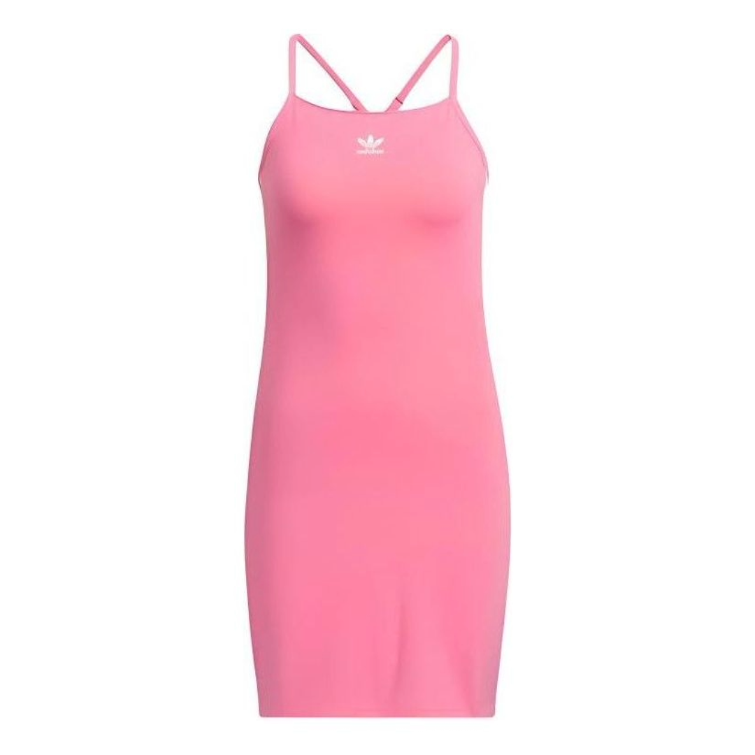 (WMNS) adidas originals Adicolor 3-Stripes Mini Dress Asia Sizing 'Pink' JE6044