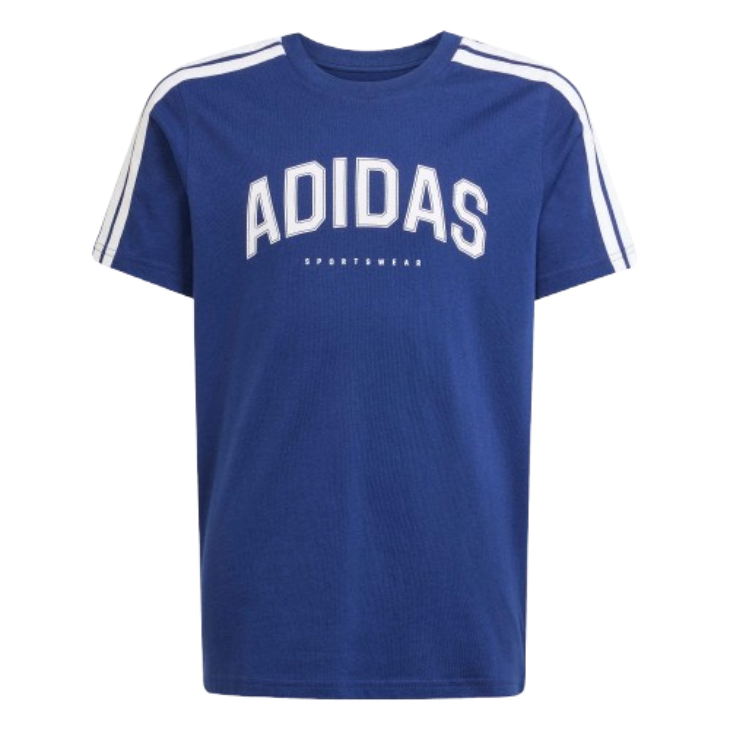 (GS) adidas Codes Collegiate Graphic T-Shirt Asia Sizing 'Blue White' JL6138