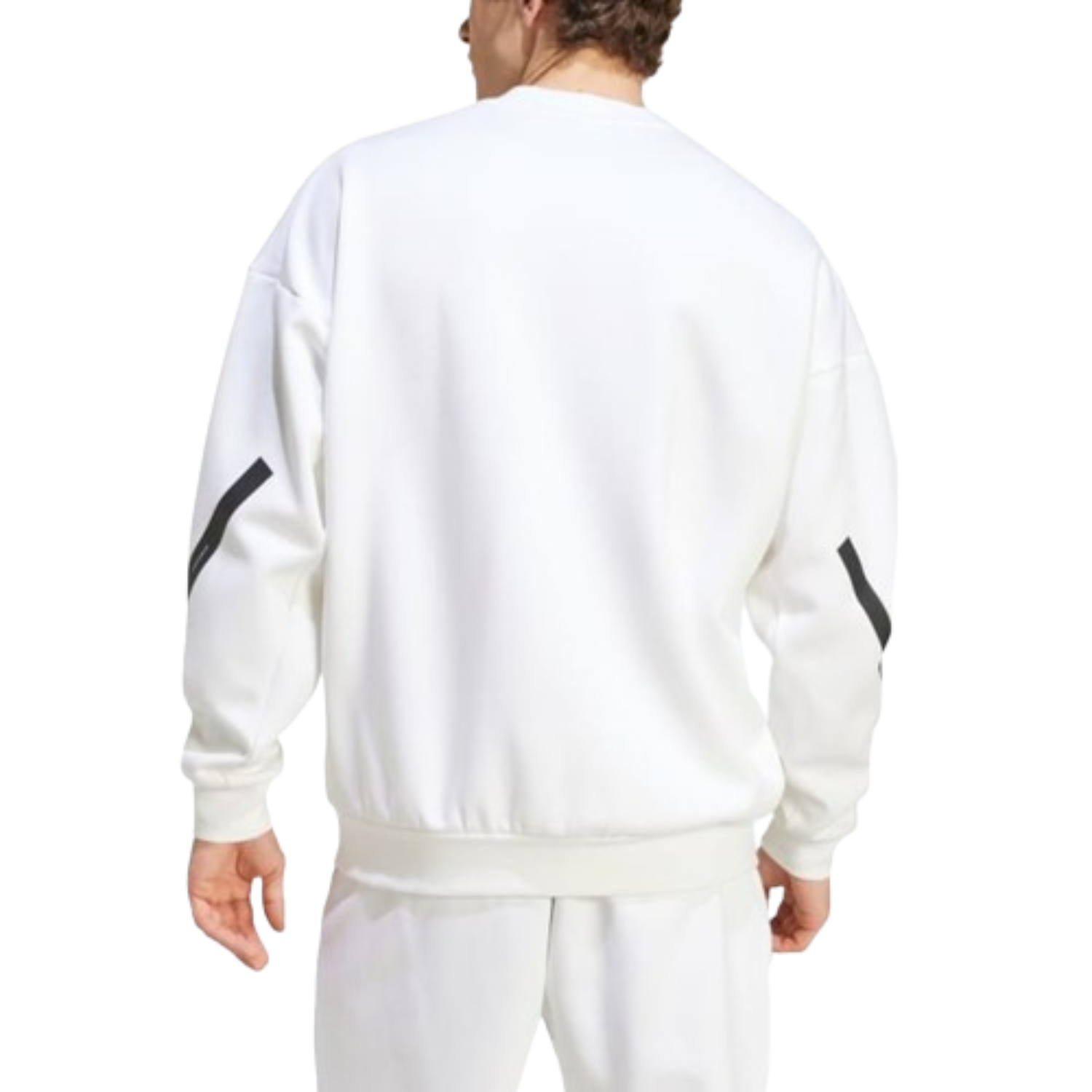 adidas New adidas Z.N.E. Sweatshirt Asia Sizing 'White Black' JF2451