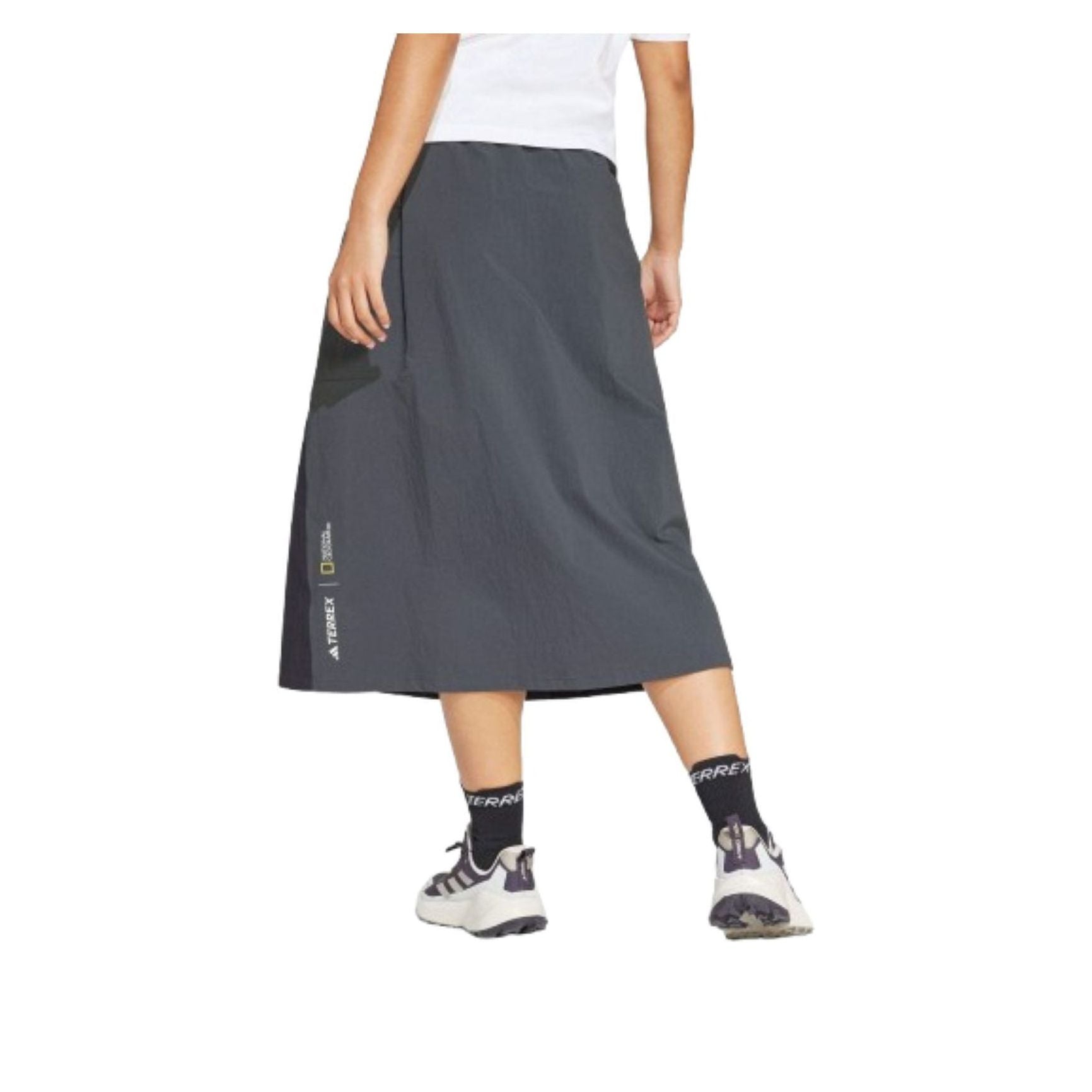 (WMNS) adidas Nat Geo Wind.rdy Skirt Asia Sizing 'Black' JD5843