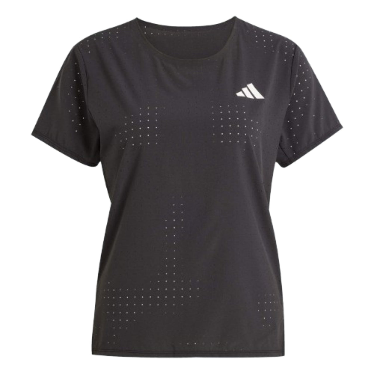 (WMNS) adidas Adizero Running T-Shirt Asia Sizing 'Black' JF3480