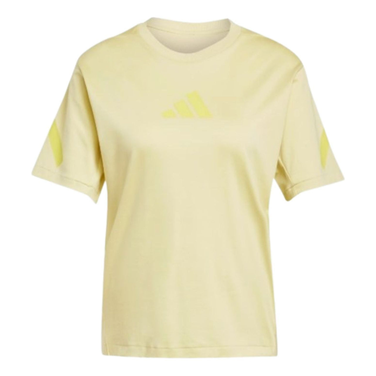 (WMNS) adidas Z.N.E. T-Shirt Asia Sizing 'Yellow' JC5400