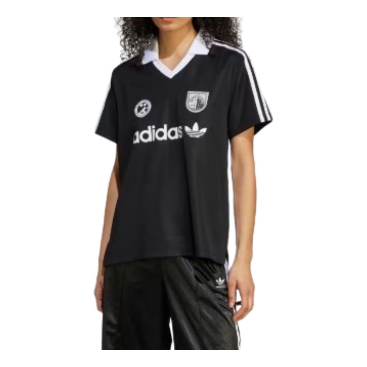 (WMNS) adidas Originals R3CD Jersey Asia Sizing 'Black White' JZ6783