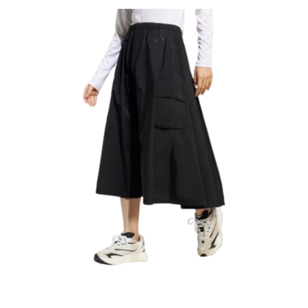 (WMNS) adidas City Escape Sweat Skirt Asia Sizing 'Black' JY0513