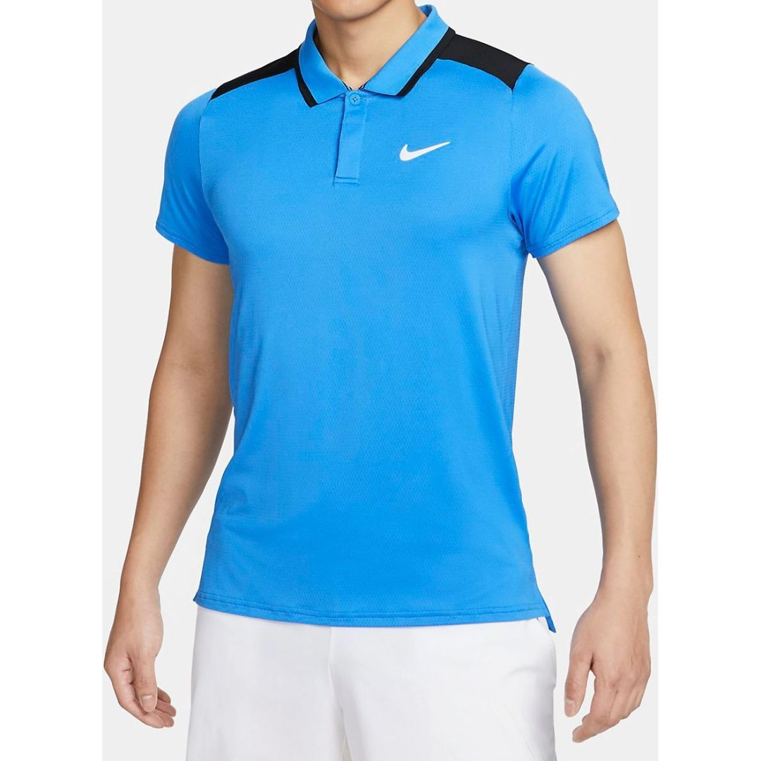 Nike Court Advantage Dri-FIT Polo Shirt 'Blue White Black' FD5318-435