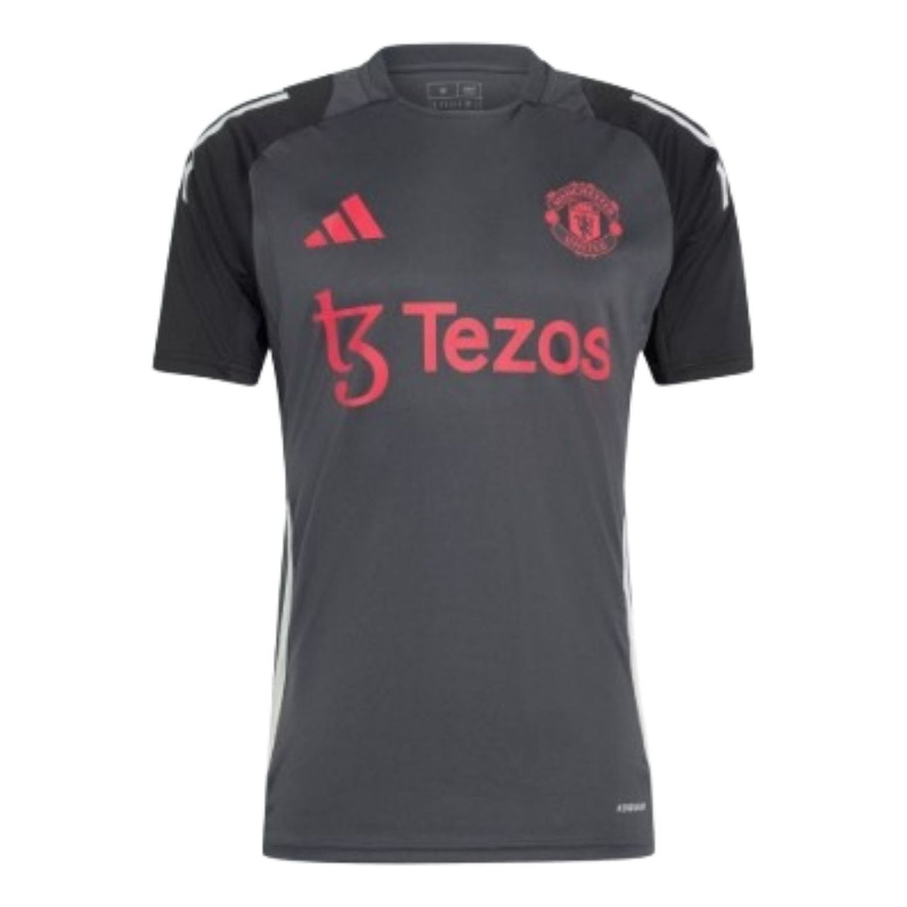 adidas Manchester United Tiro 24 Training Jersey Asia Sizing 'Grey' IS8086
