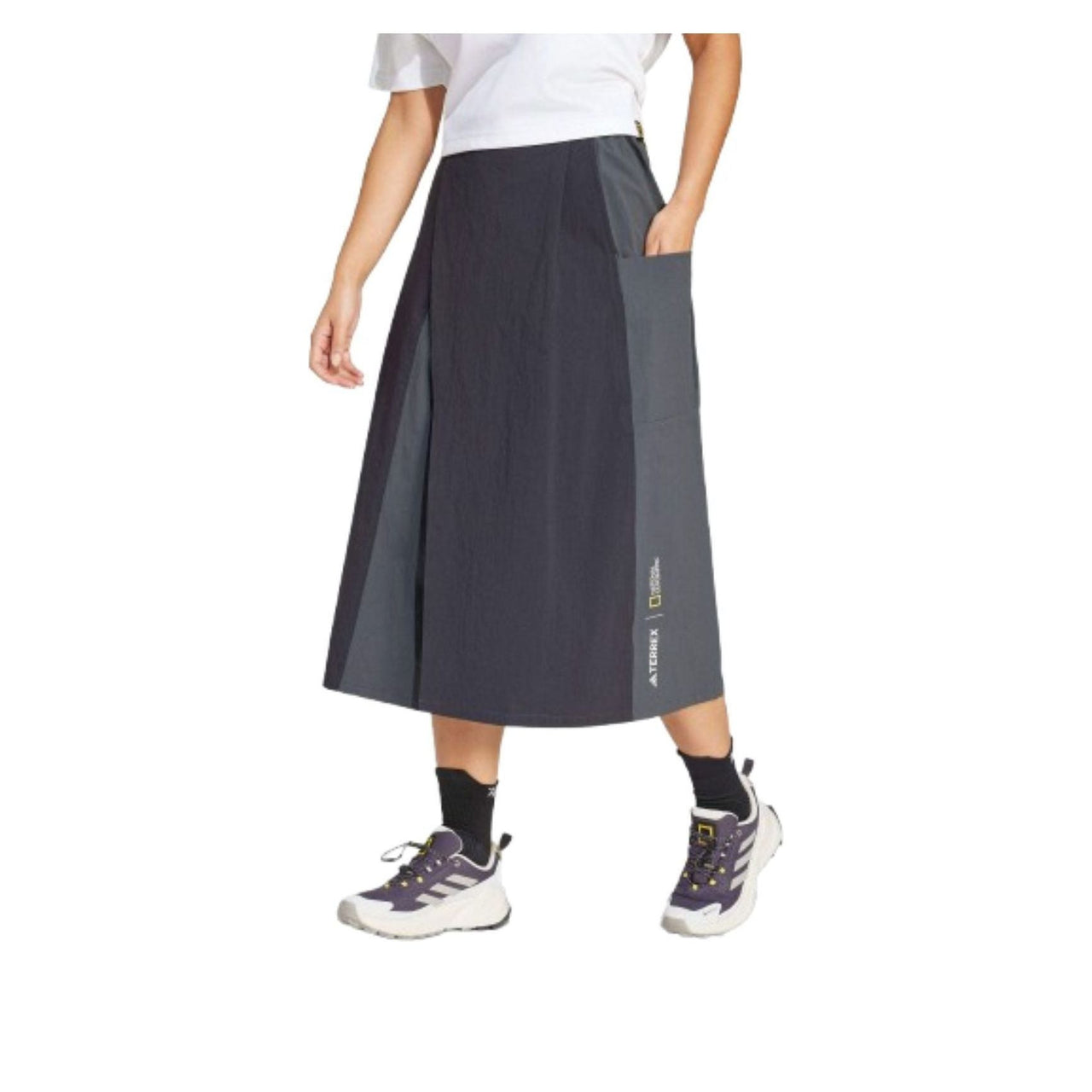 (WMNS) adidas Nat Geo Wind.rdy Skirt Asia Sizing 'Black' JD5843