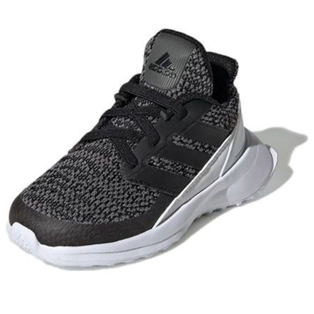 (TD) adidas Rapidarun Knit EL 'Black White' D97005