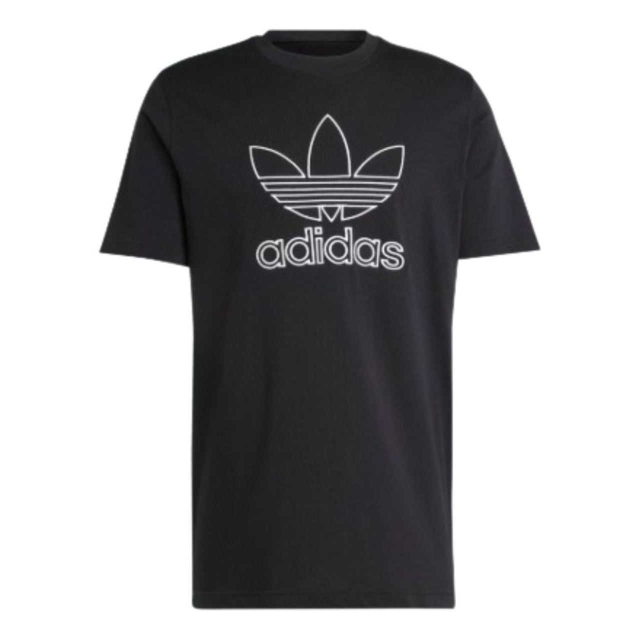 adidas Adicolor Outline Trefoil T-Shirt Asia Sizing 'Black' JP1088