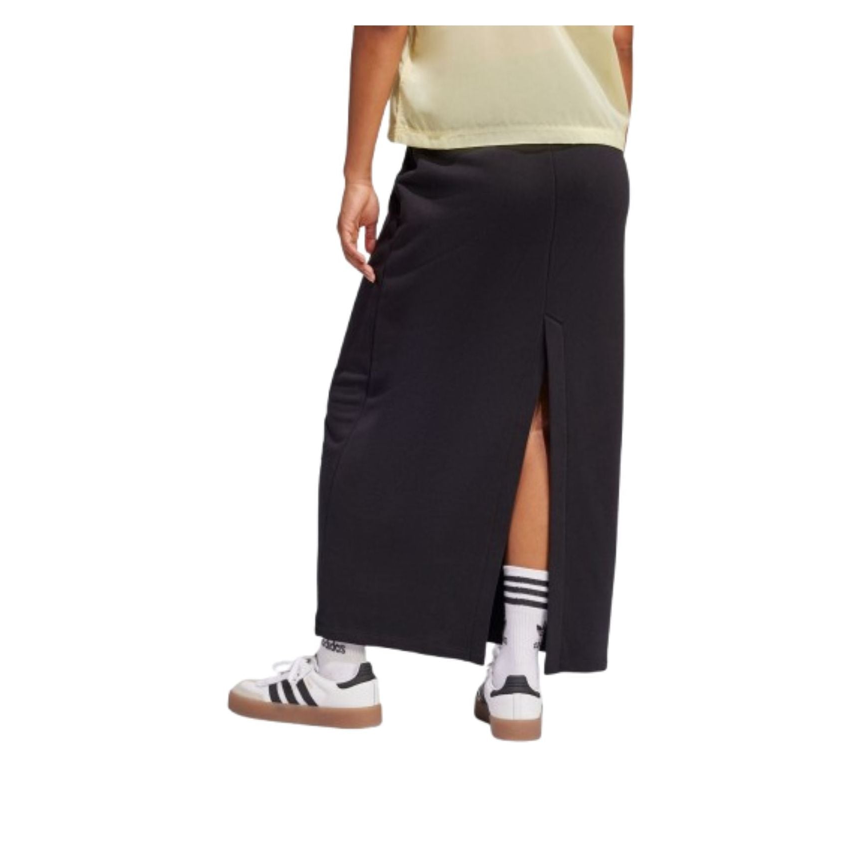 (WMNS) adidas Adibreak Maxi Skirt Asia Sizing 'Black White' JC8538