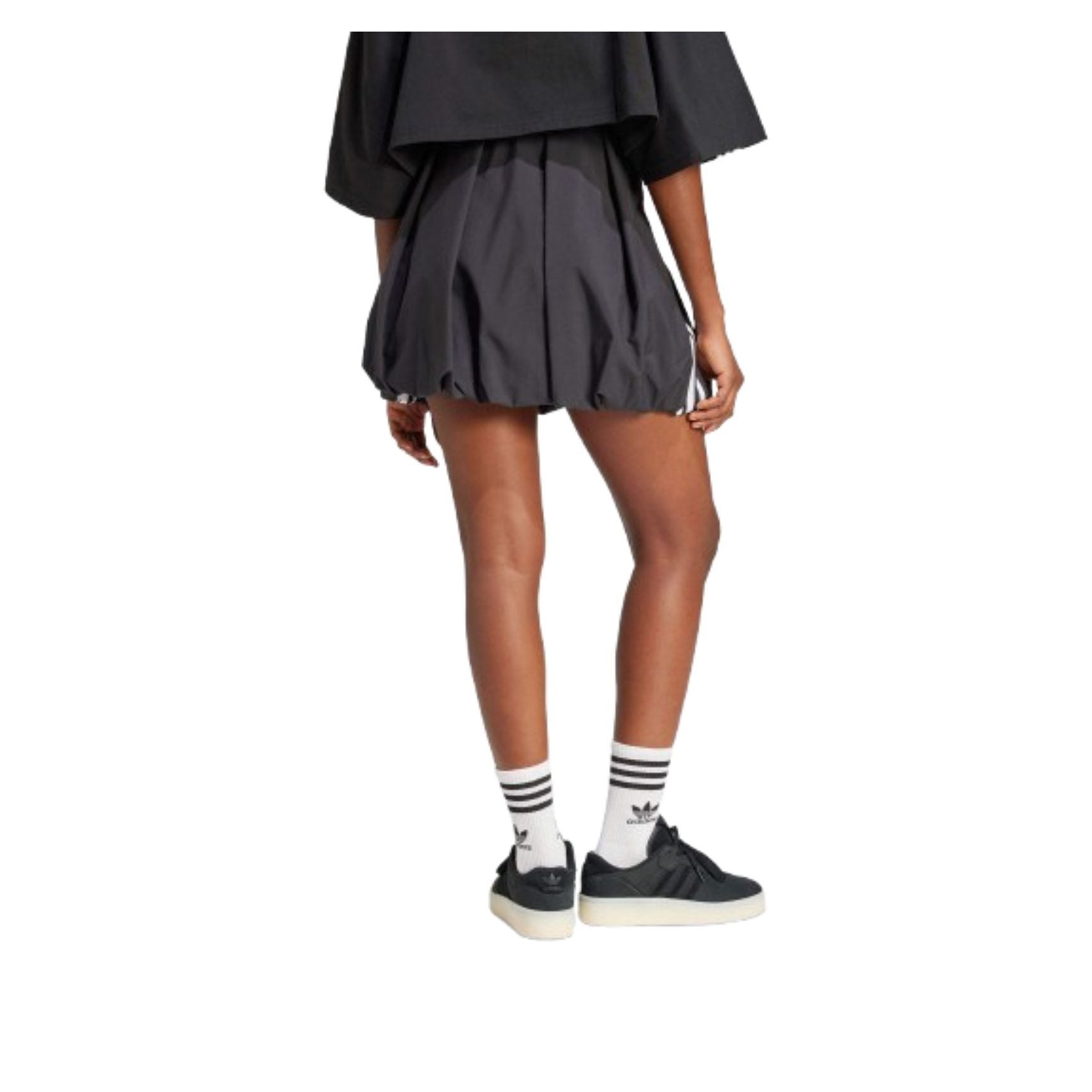 (WMNS) adidas Adilenium Season 3 Balloon Skirt Asia Sizing 'Black White' JX9208