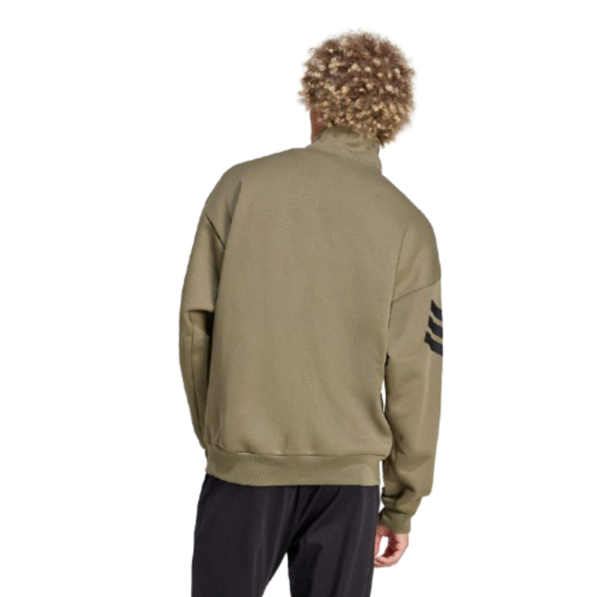 adidas Future Icons 3-Stripes Woven Track Jacket Asia Sizing 'Green Black' JD4887