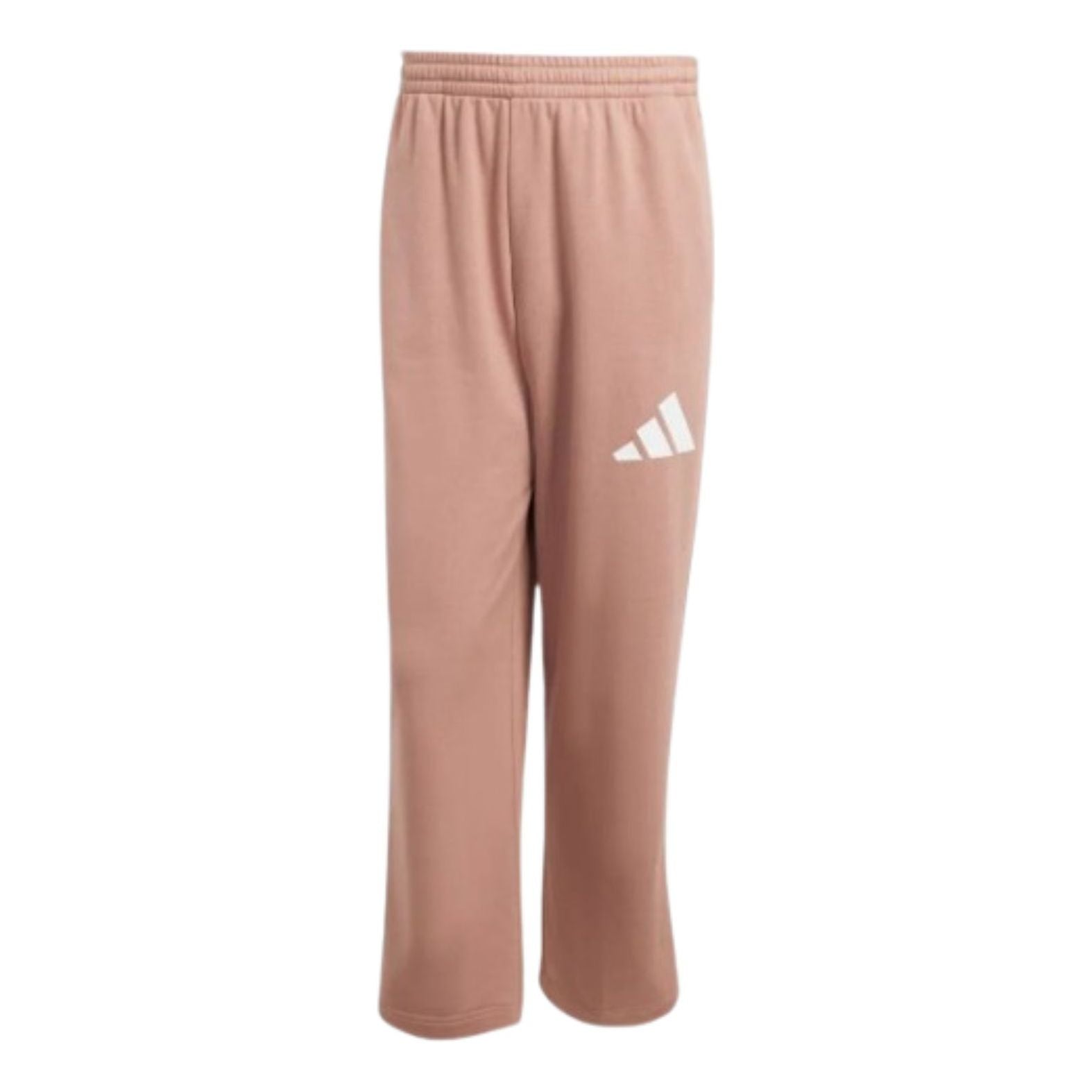 adidas Essentials Wide Leg 3 Bar Logo Pants Asia Sizing 'Pink' JF3608