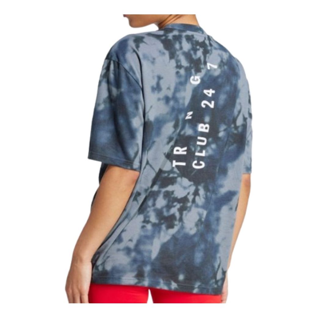 (WMNS) adidas Climacool Training Club 24/7 Graphic T-Shirt Asia Sizing 'Blue' JM4902