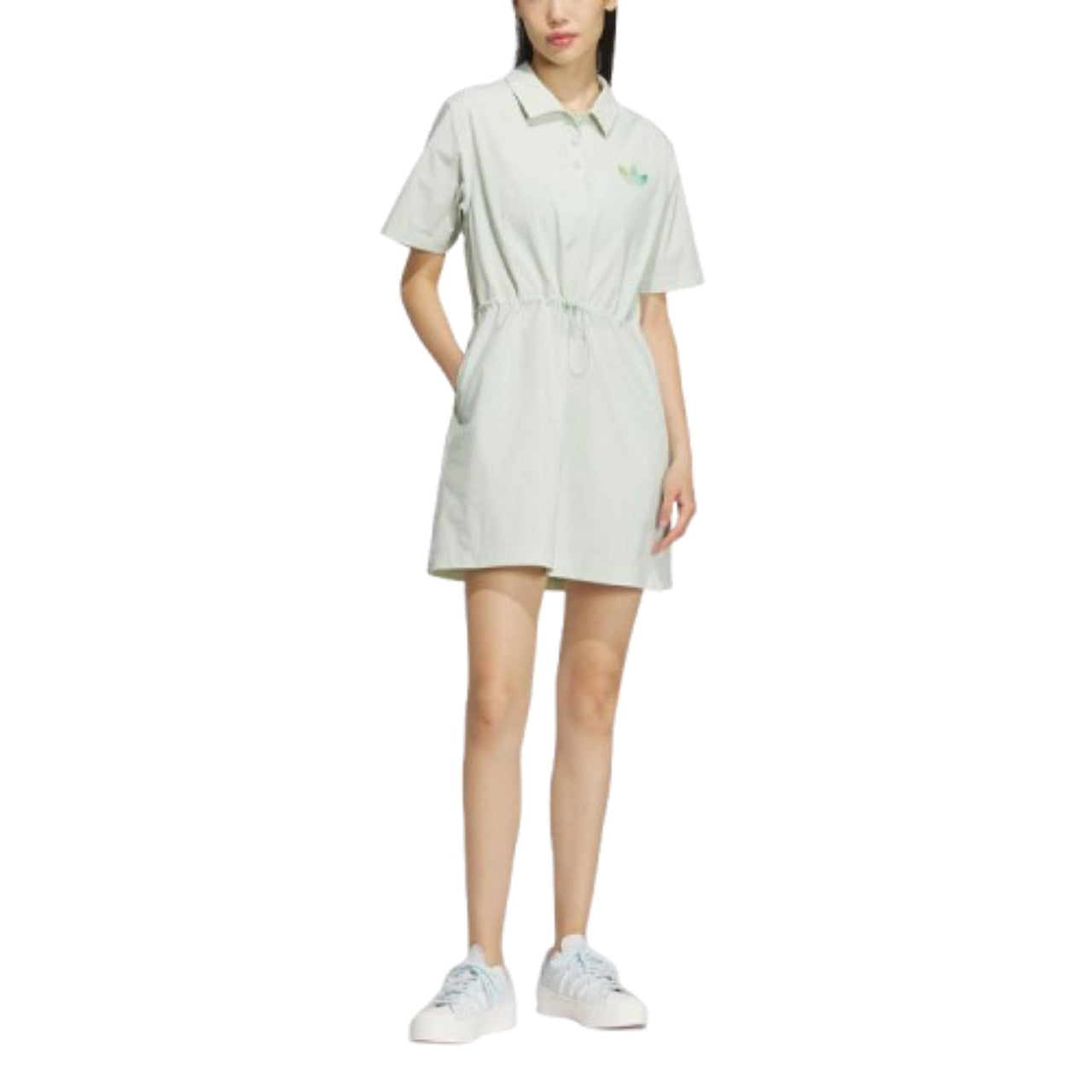 (WMNS) adidas Dress Asia Sizing 'Green' IK8631