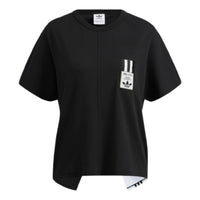 (WMNS) adidas Adibreak T-Shirt Asia Sizing 'Black White' HC6568