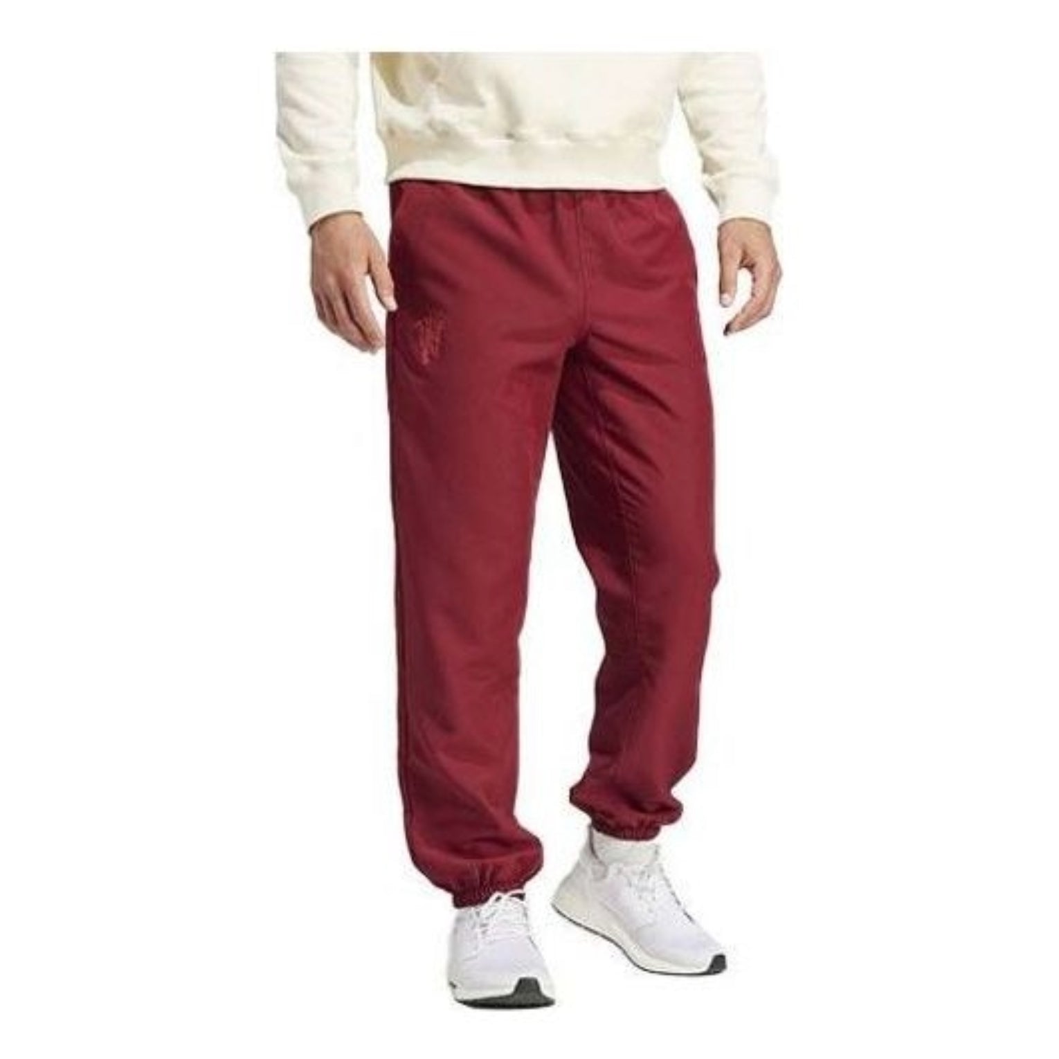 adidas Manchester United LFSTLR Woven Pants Asia Sizing 'Burgundy' IT9047