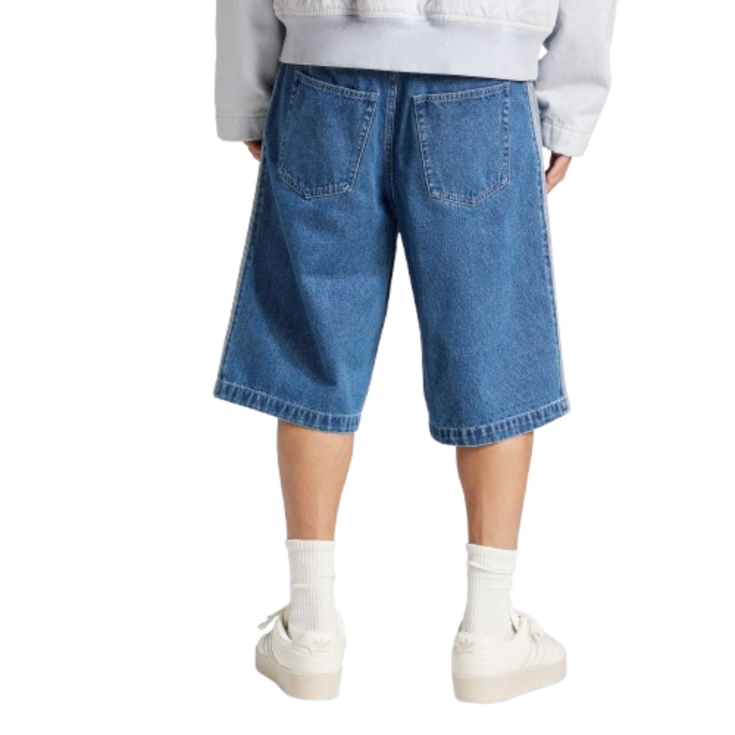 adidas Adicolor Denim Firebird Shorts Asia Sizing 'Blue' JC6235