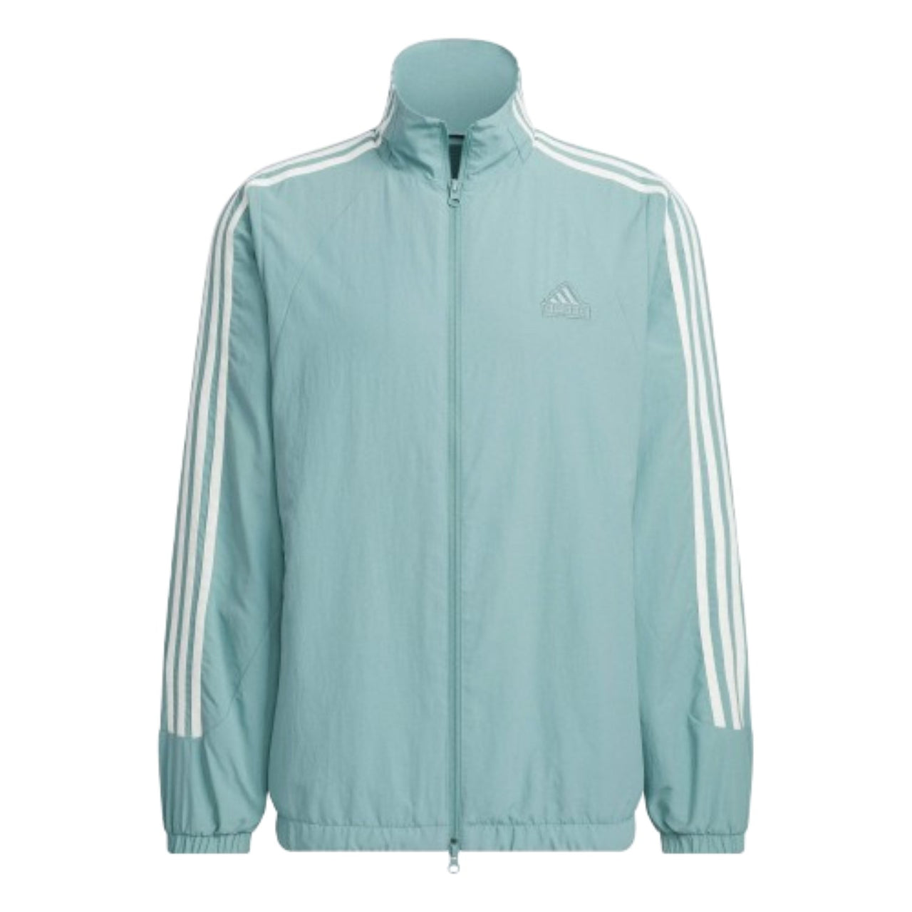 adidas 3-Stripes Woven TrackJacket Asia Sizing 'Blue White' JI6648