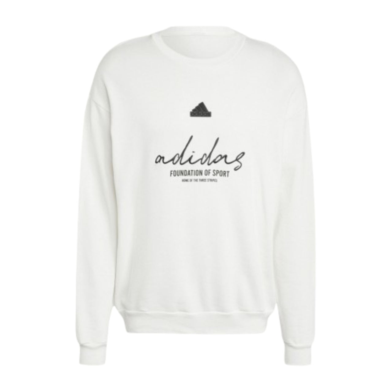 adidas Brand Love French Terry Sweatshirt Asia Sizing 'White' IW3546