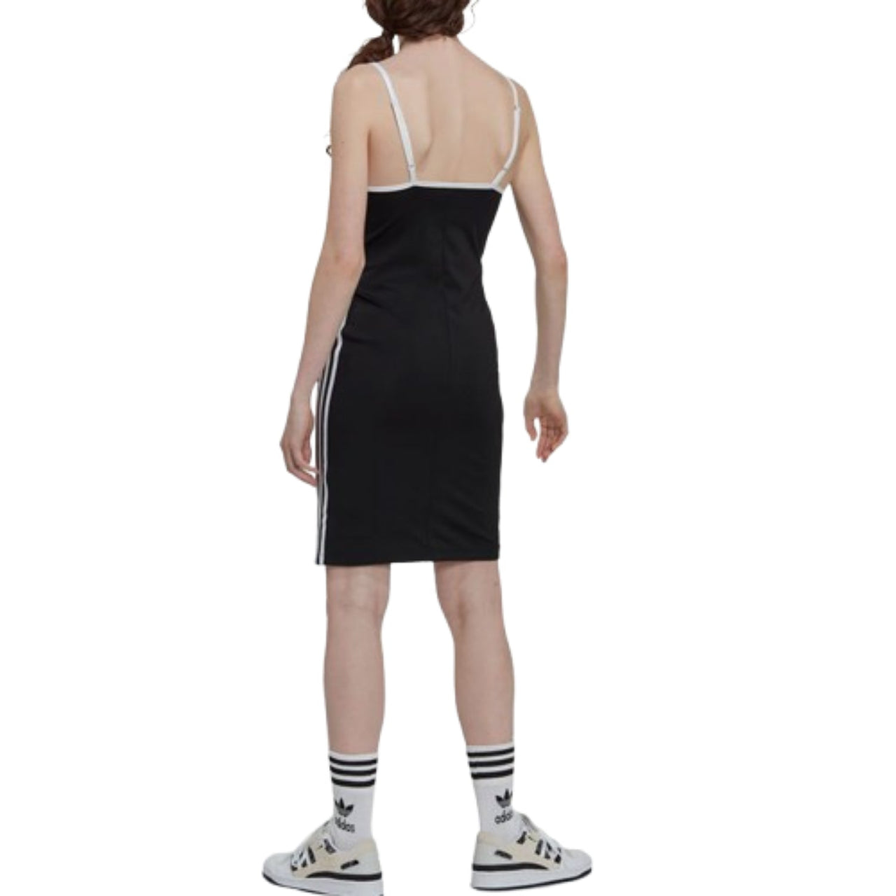 (WMNS) adidas Always Original Laced Strap Dress Asia Sizing 'Black' HK5084