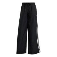 (WMNS) adidas adicolor Firebird Oversized Track Pants Asia Sizing 'Black White' JD3390
