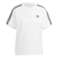 (WMNS) adidas 3-Stripes T-Shirt 'White Black' IR8051