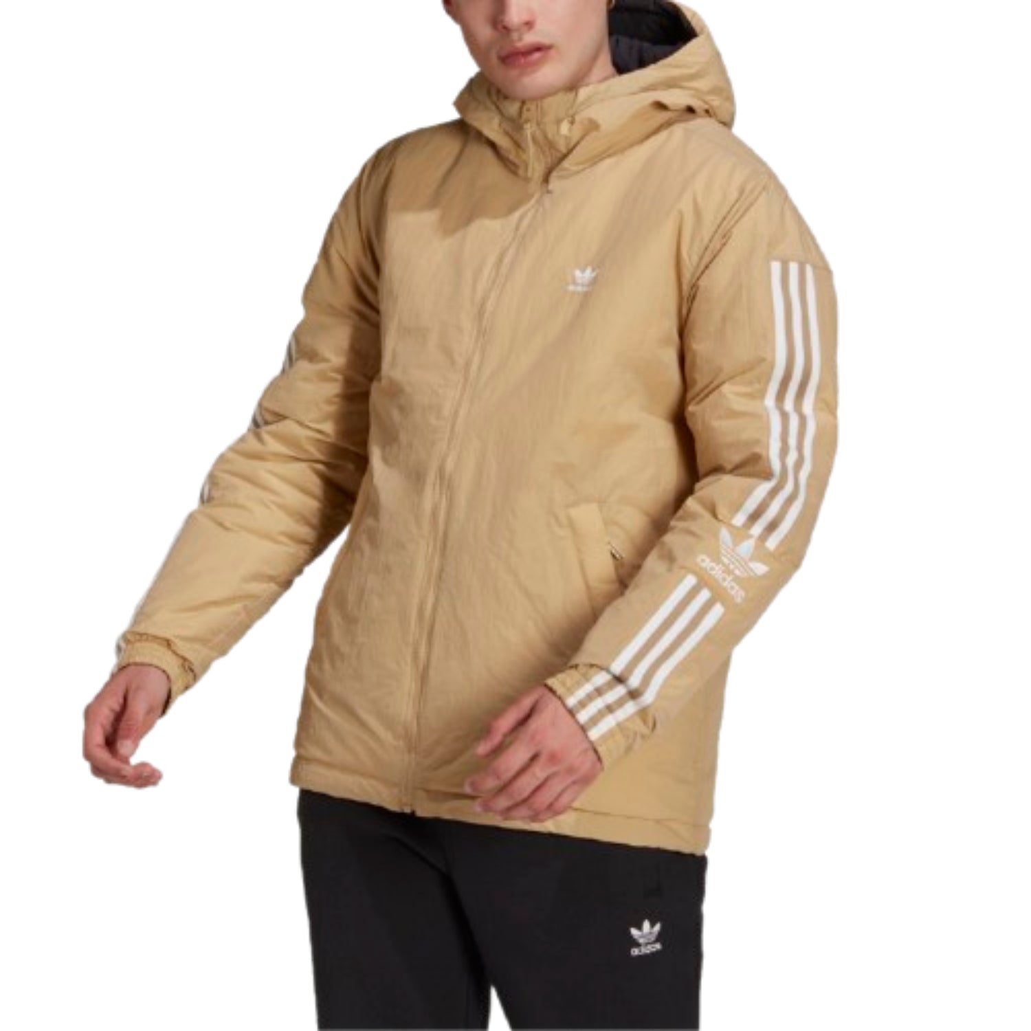 adidas Lock-up Padded Jacket Asia Sizing 'Beige' H14122