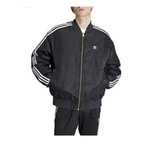 adidas Adilenium Oversized Reversible Bomber Jacket Asia Sizing 'Black White' IW3641
