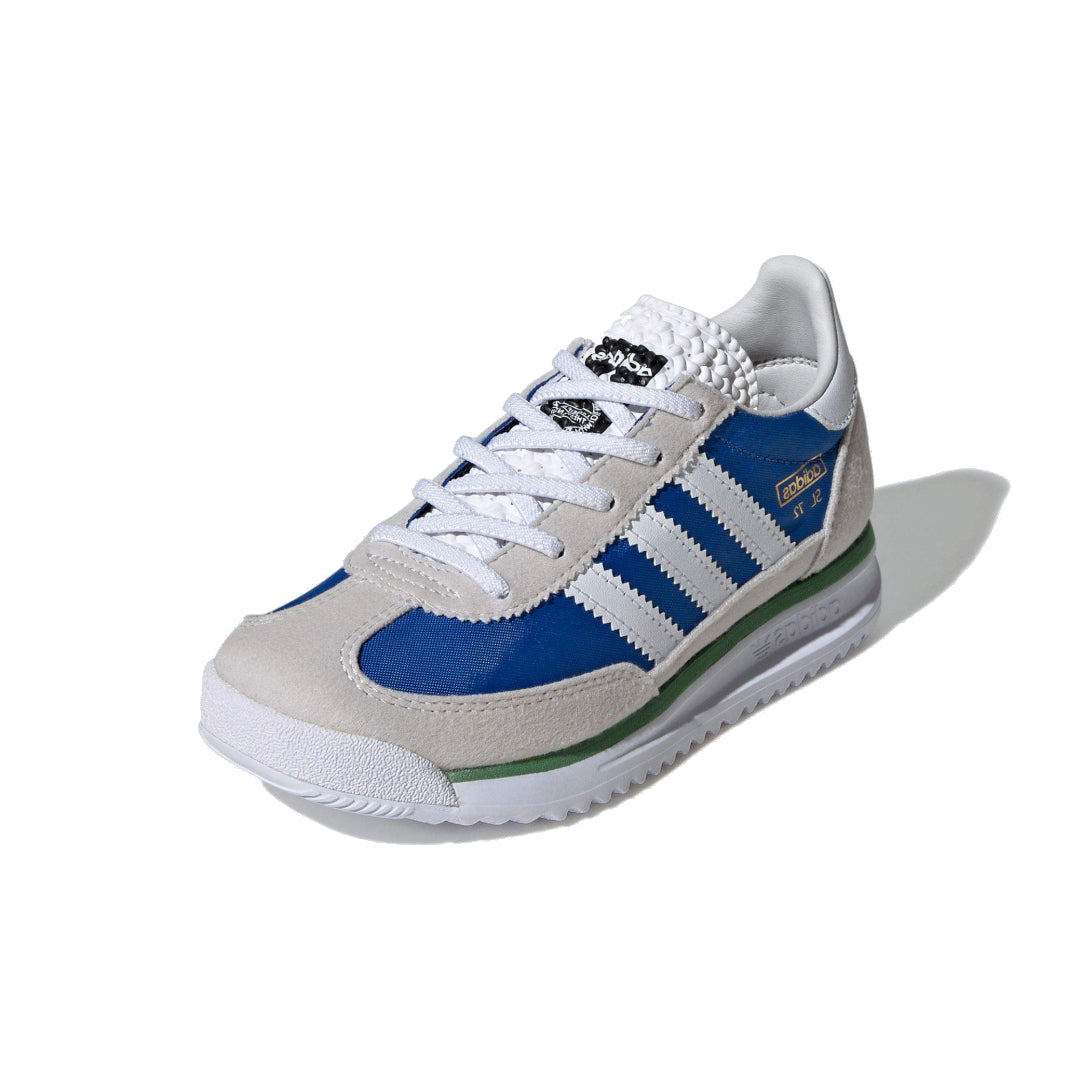 (GS)adidas SL 72 Rs Elastic Laces 'Grey Blue White' IH2984