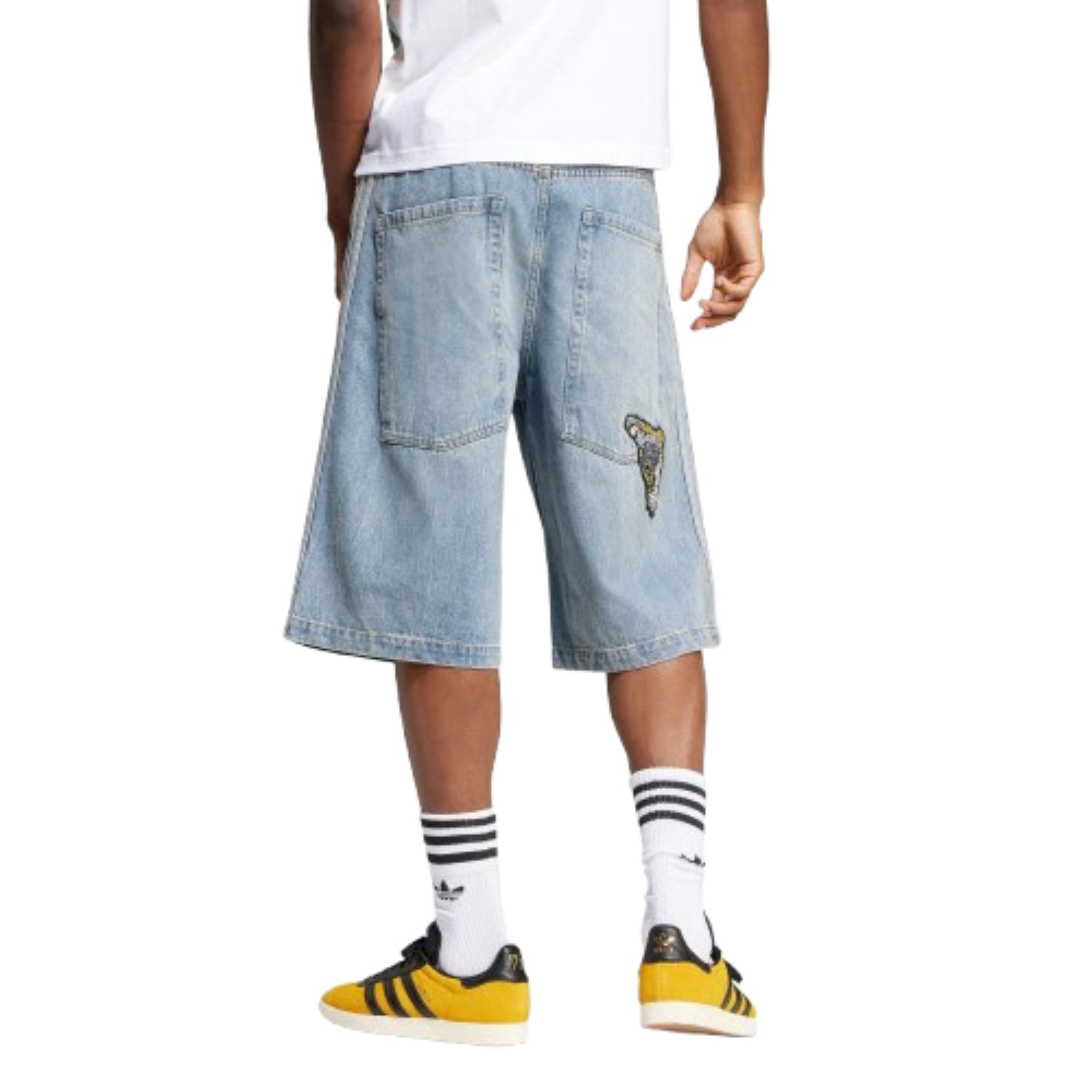 adidas Adilenium Season 3 Denim Shorts Asia Sizing 'Blue' JY6290
