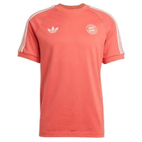 adidas FC Bayern Adicolor Classics 3-Stripes T-Shirt 'Red White' IY0046