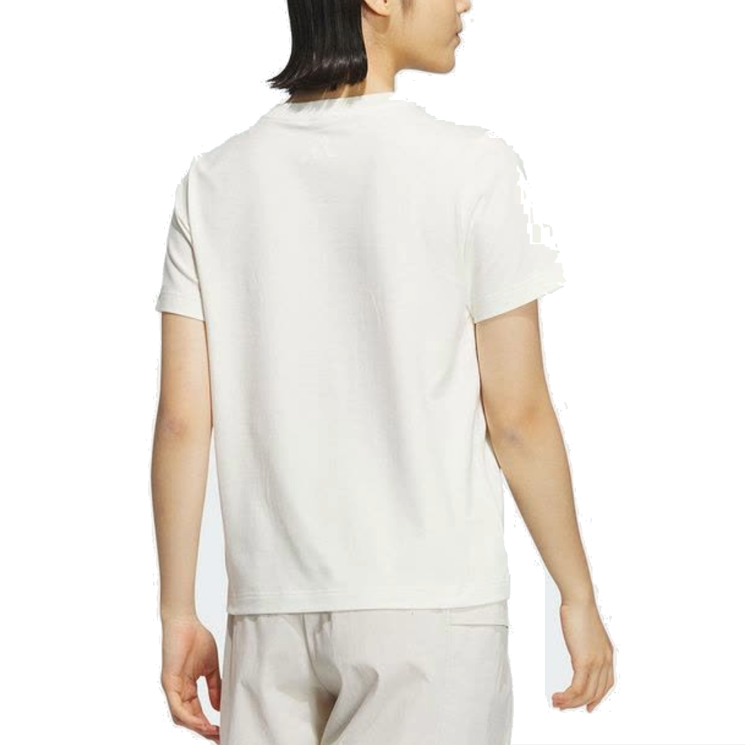 (WMNS) adidas Verbiage Short Sleeve T-Shirt Asia Sizing 'Whtite' JN7777