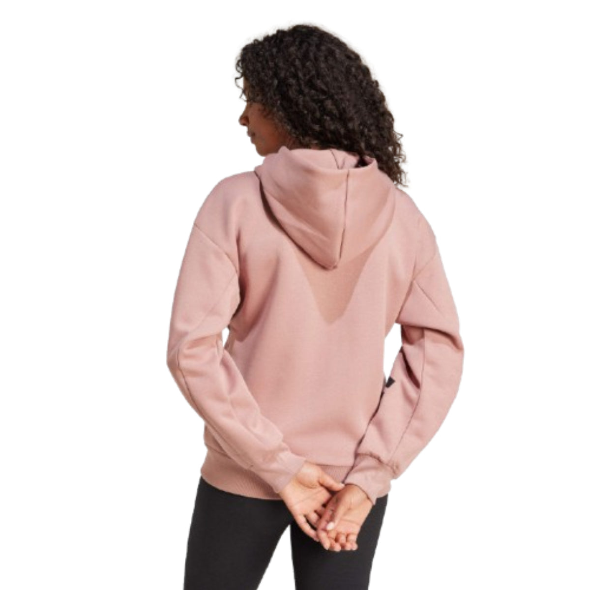 (WMNS) adidas Future Icons 3-Stripes Full-Zip Hoodie 'Pink Black' JE0177