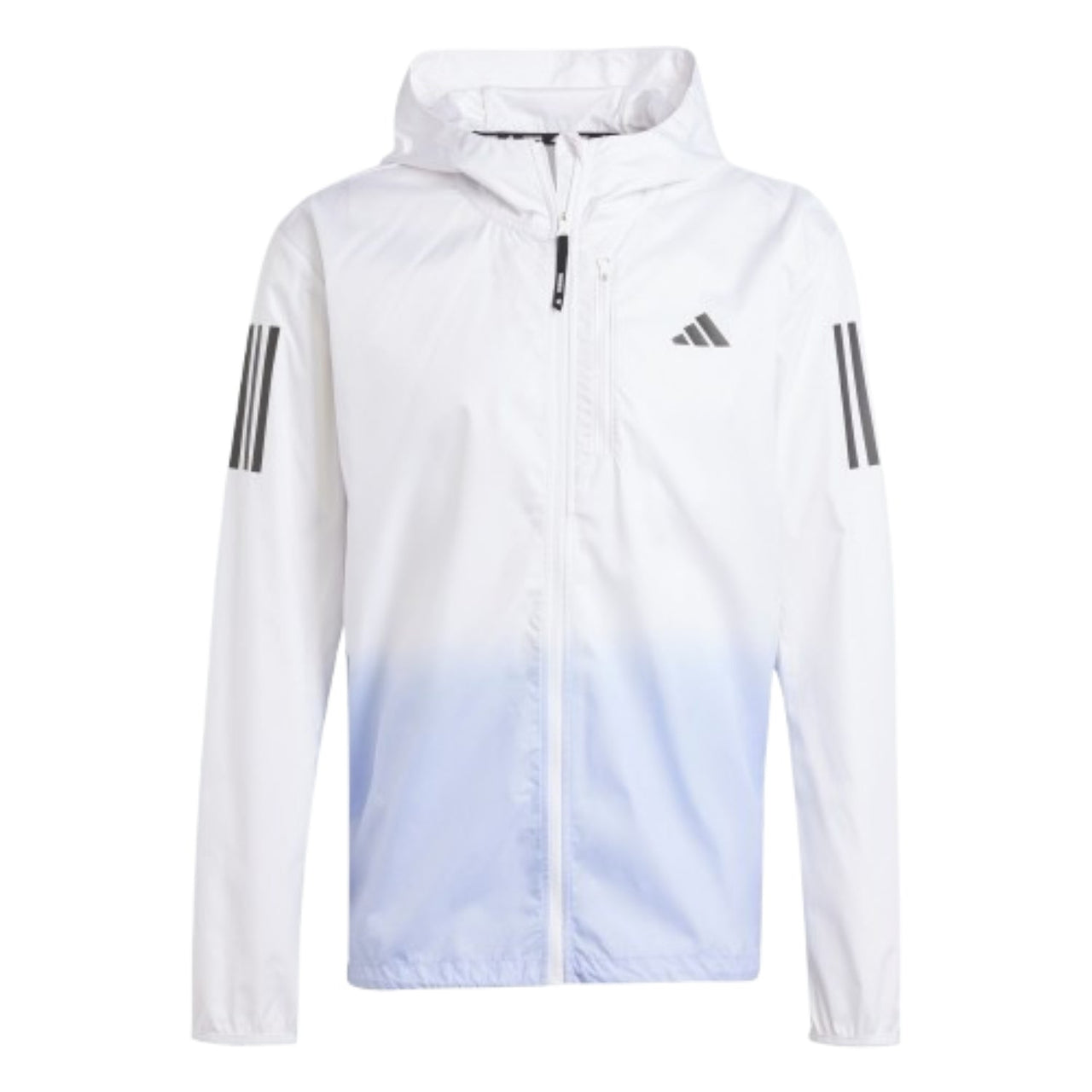 adidas Own the Run Colorblock Jacket Asia Sizing 'White' JC9892
