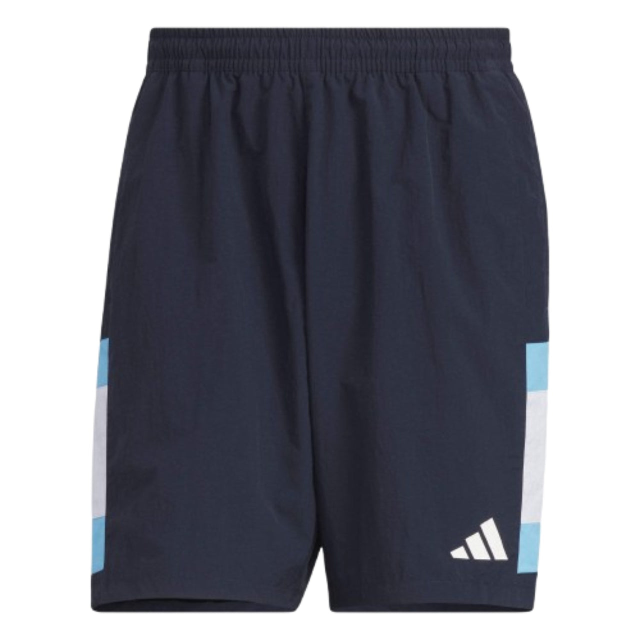 adidas Wording Pack Loose Fit Mesh-Lined Woven Shorts 'Navy' JM2074