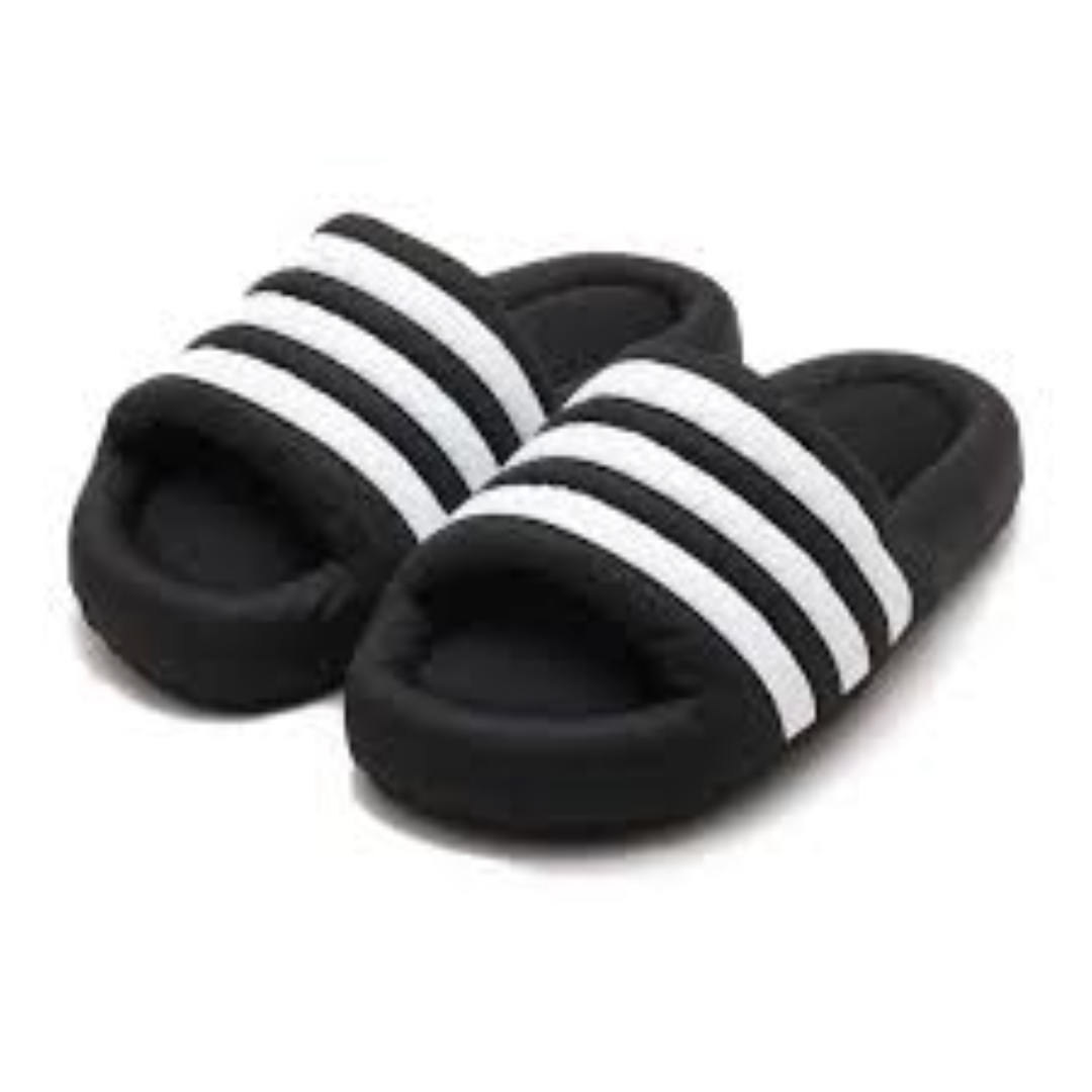 adidas Originals Adilette Flip-flops Asia Sizing 'Black White' IF9263
