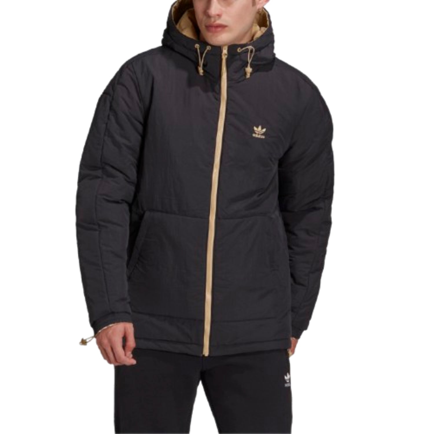 adidas Lock-up Padded Jacket Asia Sizing 'Beige' H14122