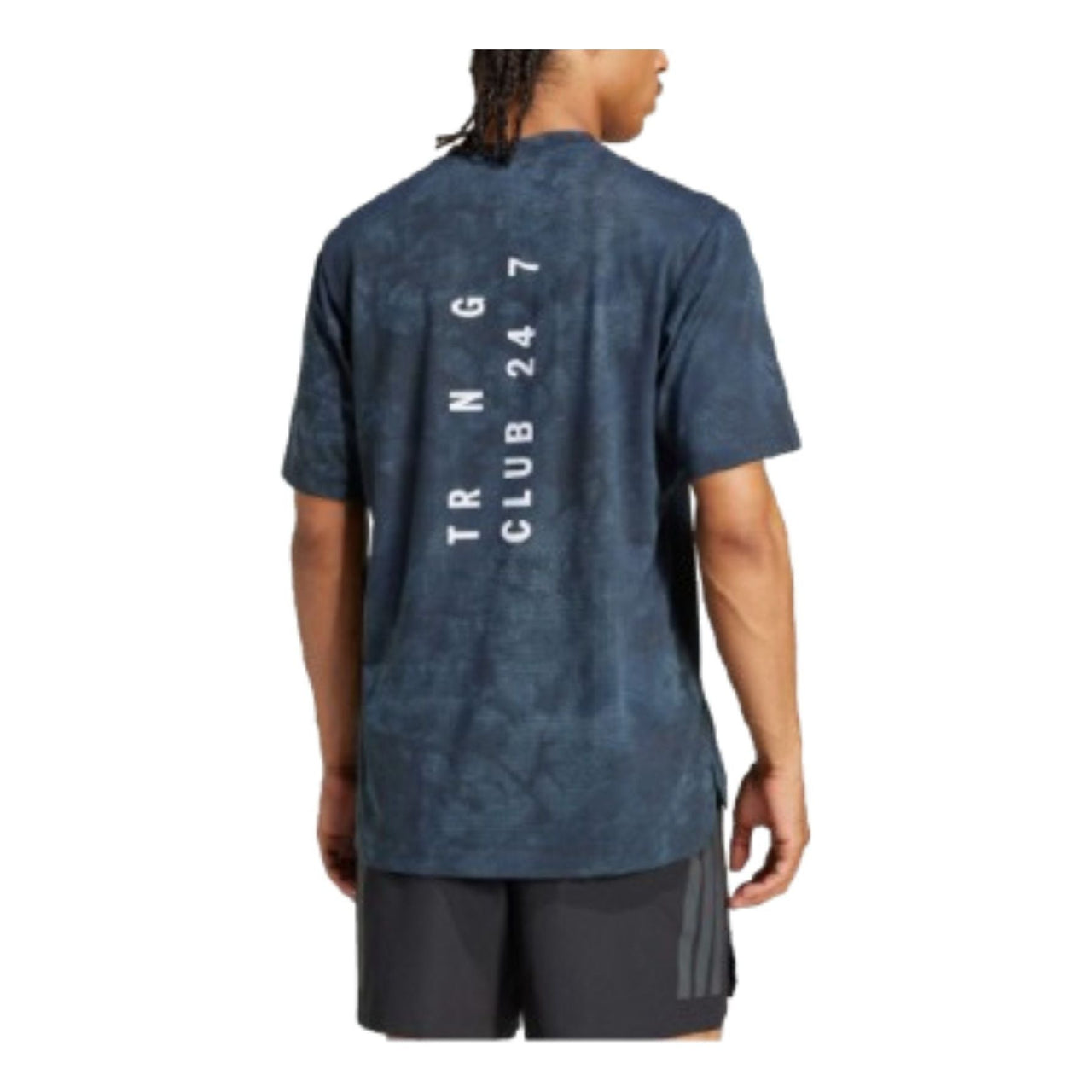 adidas Power Graphic T-Shirt Asia Sizing 'Blue' JP3340