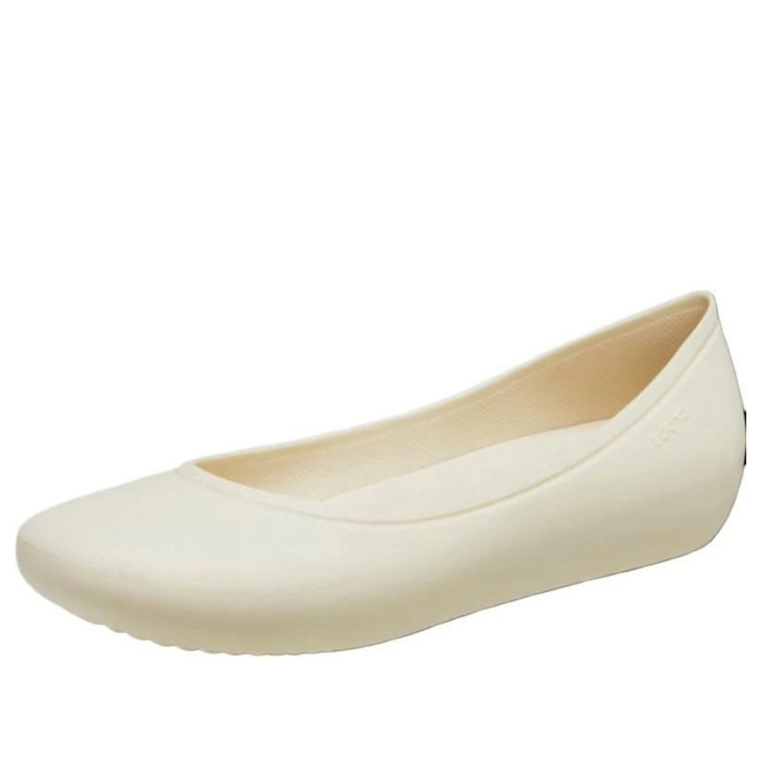 (WMNS) Crocs Brooklyn Flat 'White' 209384-160