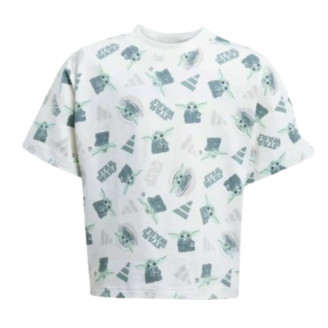 (PS) adidas x Star Wars Mandalorian T-Shirt Asia Sizing 'White' JD4555