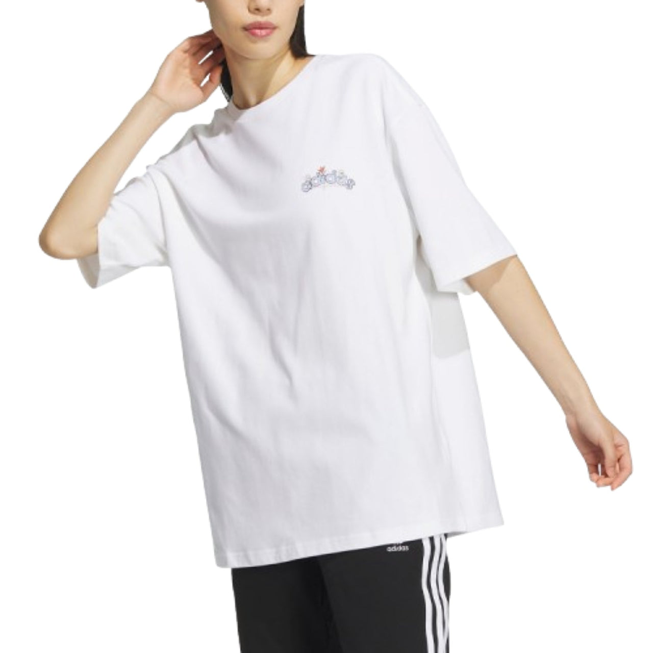 (WMNS) adidas Summer T-Shirt Asia Sizing 'White' IK8636