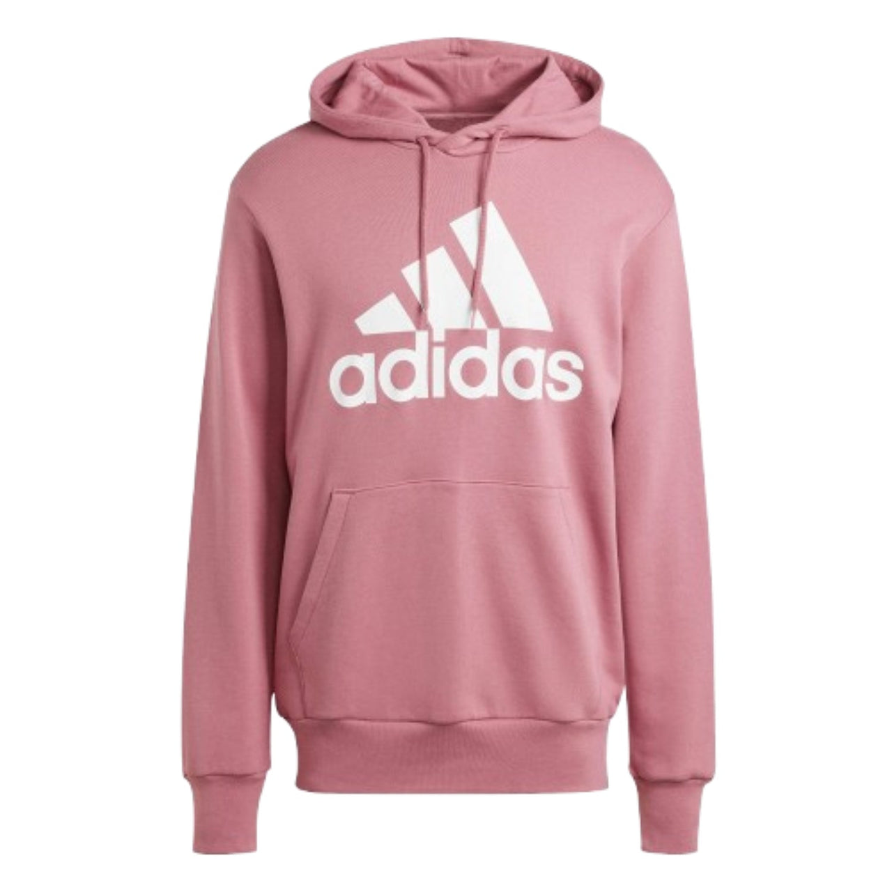 adidas Essentials French Terry Big Logo Hoodie 'Pink White' IX0145