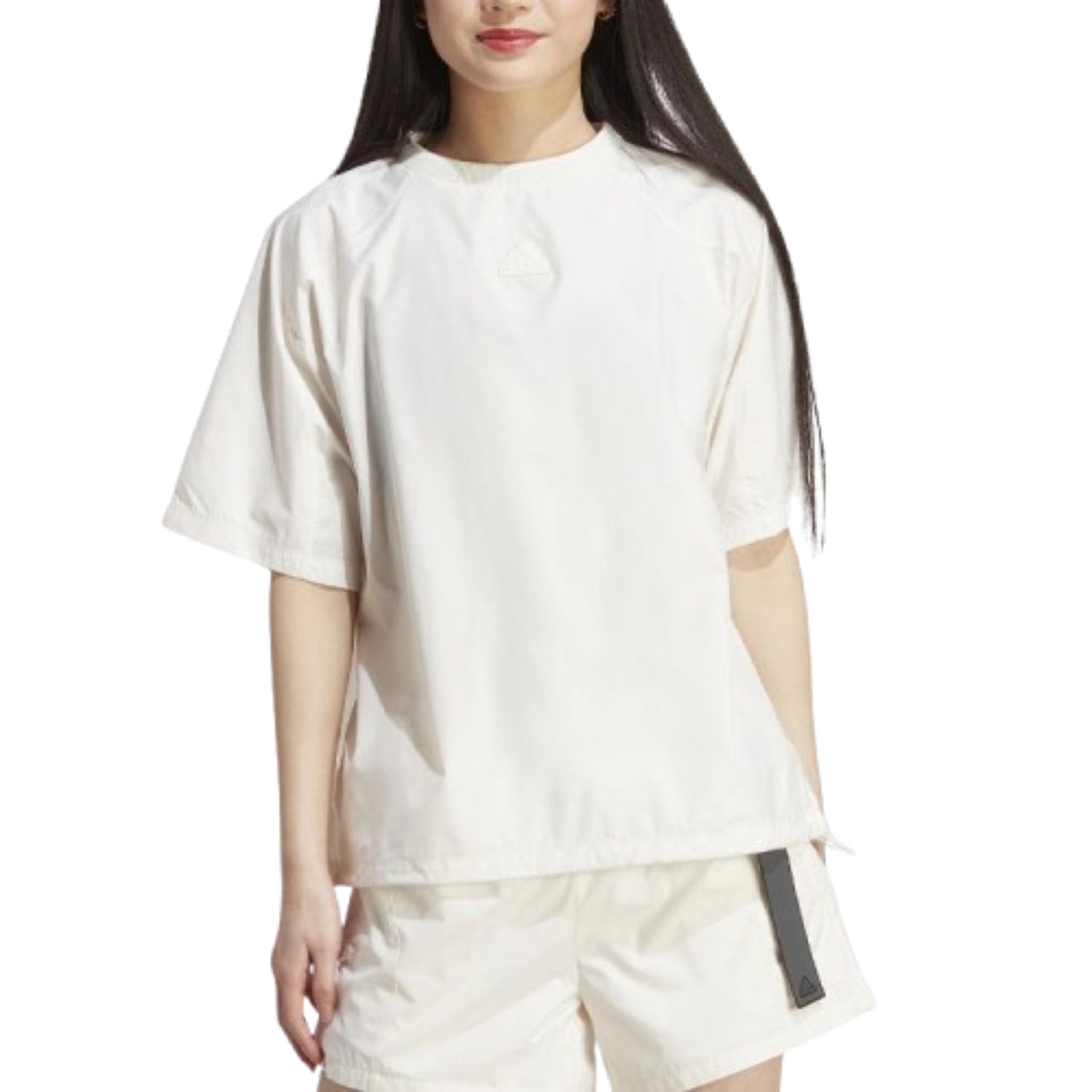 (WMNS) adidas City Escape Loose-Fit T-Shirt 'White' HU0239