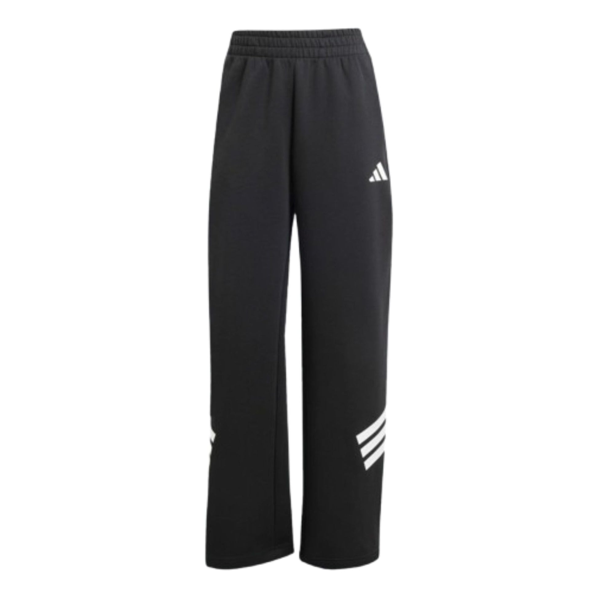 (WMNS) adidas Future Icons 3-Stripes Open-Hem Pants Asia Sizing 'Black White' JE0150