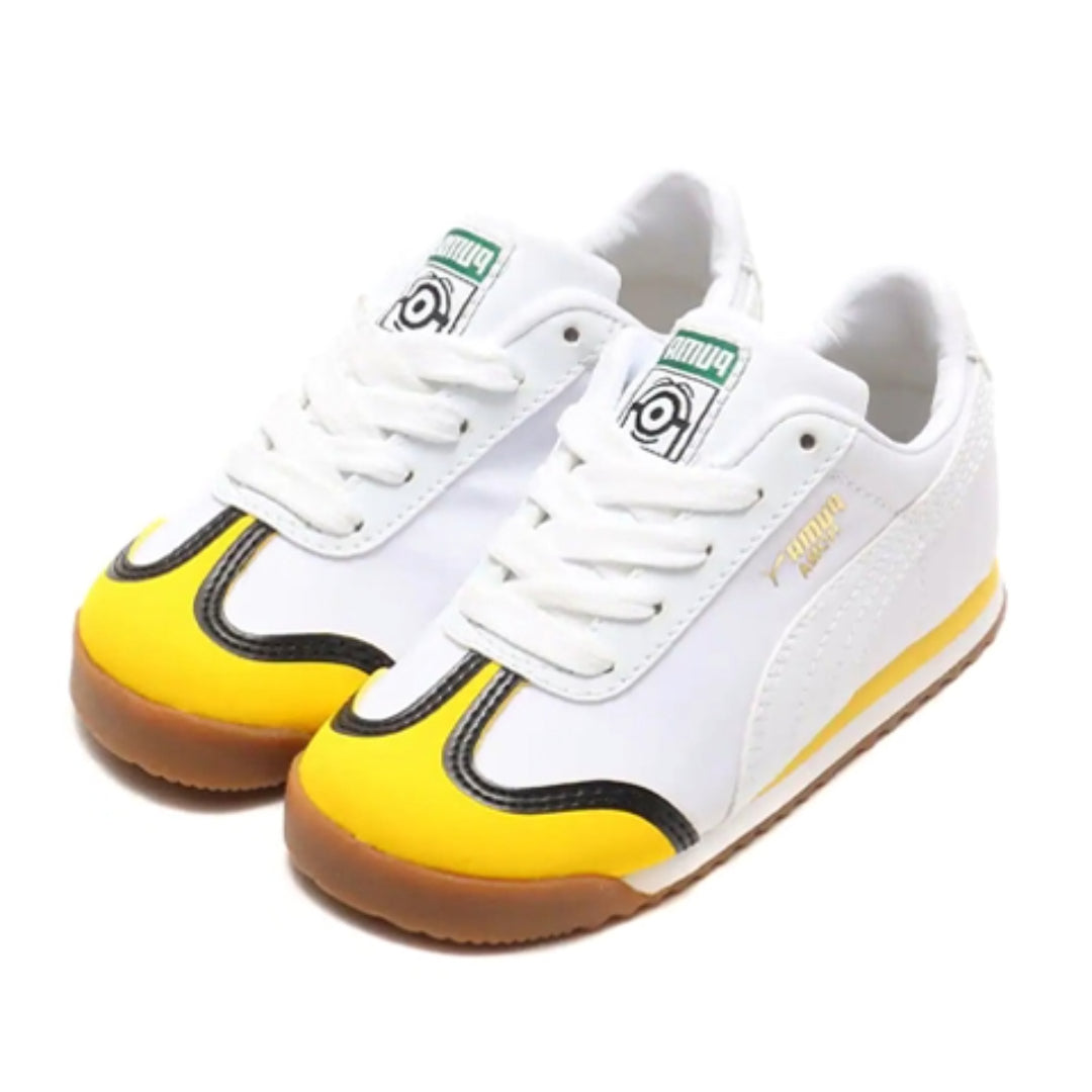 (TD) PUMA Minions x Roma Jr 'White Yellow' 365914-01