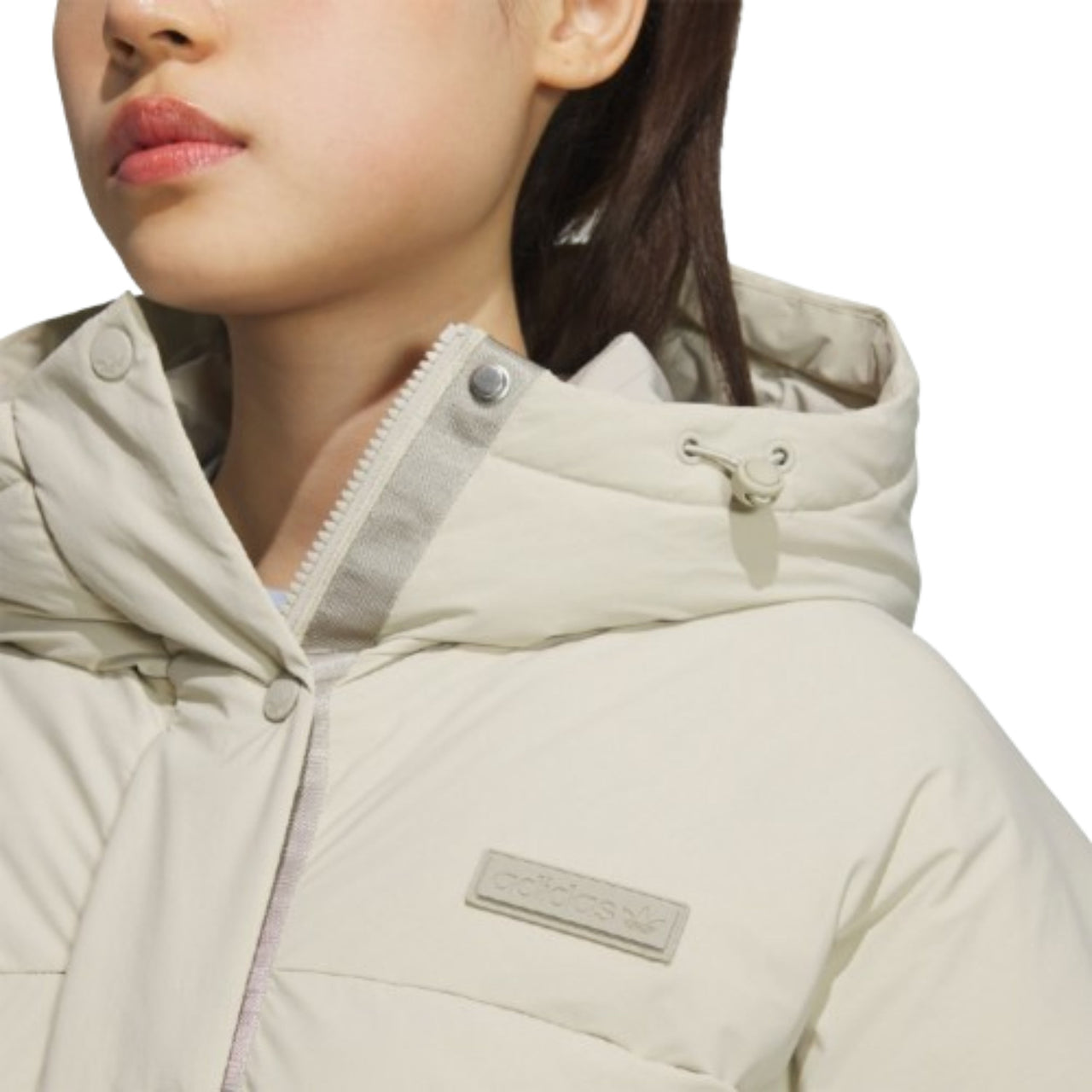 (WMNS) adidas Puffer Crop Down Jacket Asia Sizing 'White' JD3786