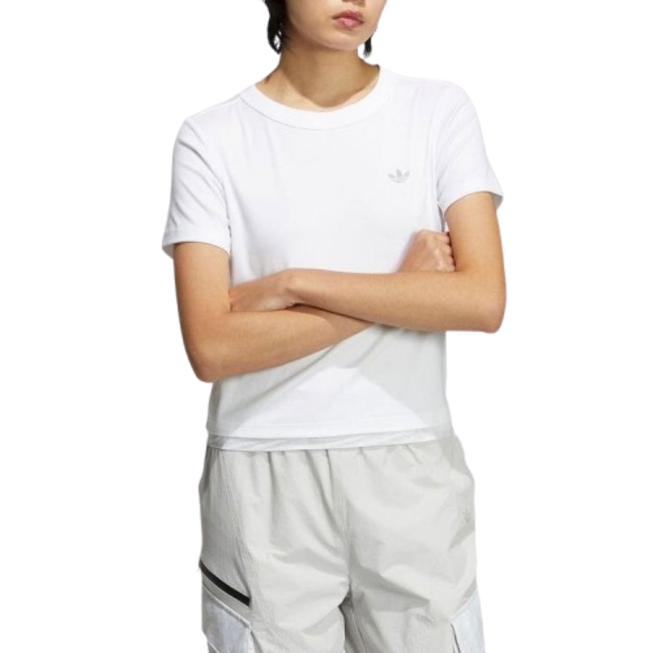 (WMNS) adidas In Motion T-Shirt Asia Sizing 'White' HS9517